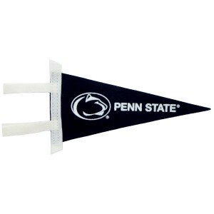 navy mini pennant with Athletic Logo and Penn State